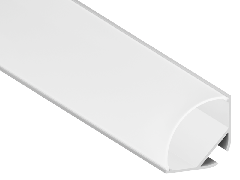 Алюмінієвий профіль для світлодіодної стрічки АЛ-06-1 2 метра анодований кутовий підвісний LEDUA