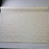 Шпалери вінілові 1,06 × 10 м Marburg Botanica 1033033, бежеві геометрія для вітальні, спальні, фото 5