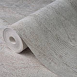 Шпалери вінілові 1,06 × 10 м Marburg New Romantic 1030332, сіро-бежеві з візерунками для вітальні, спальні, фото 2