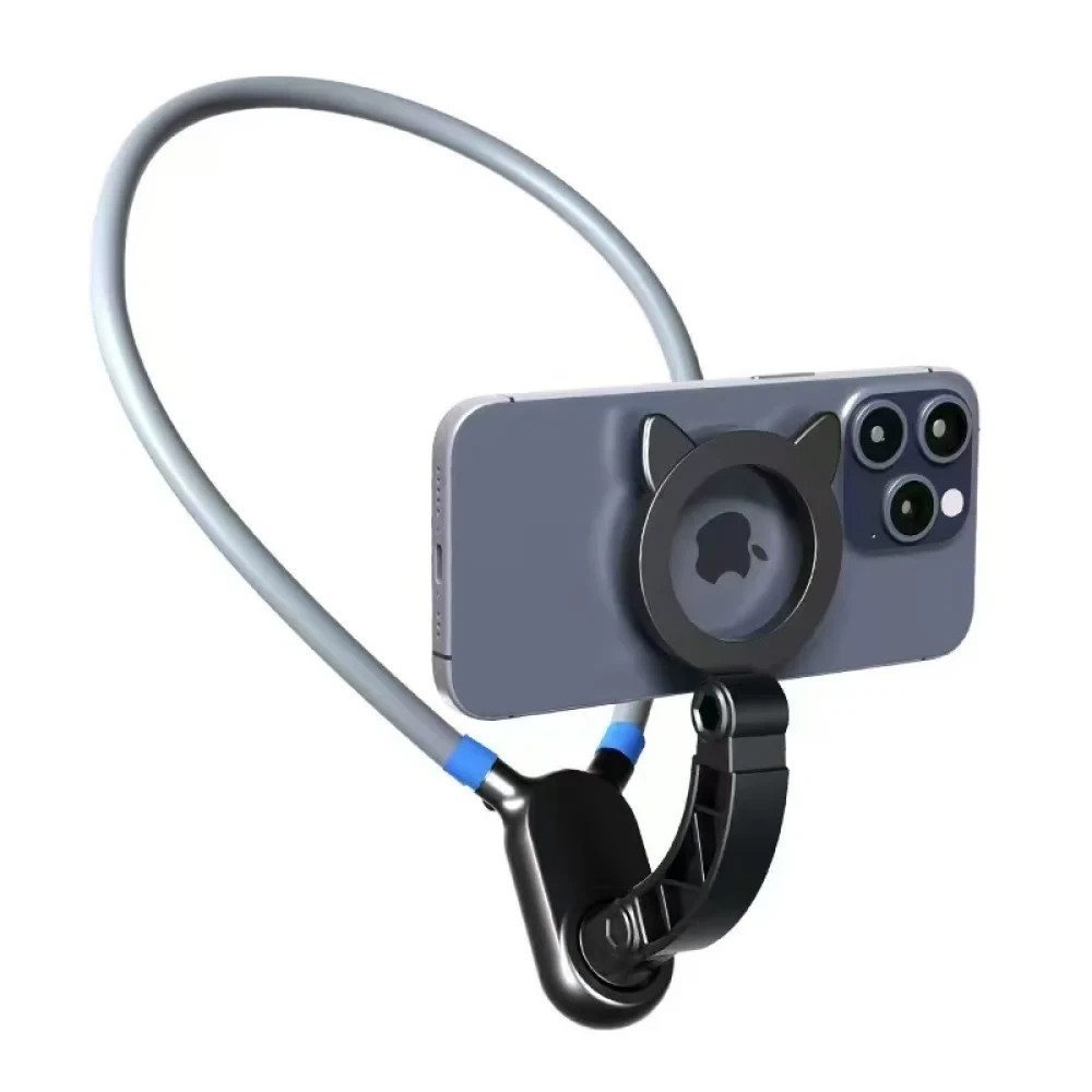 Тримач для телефона на шию без рук Smatriphone Magnetic Neck Holder