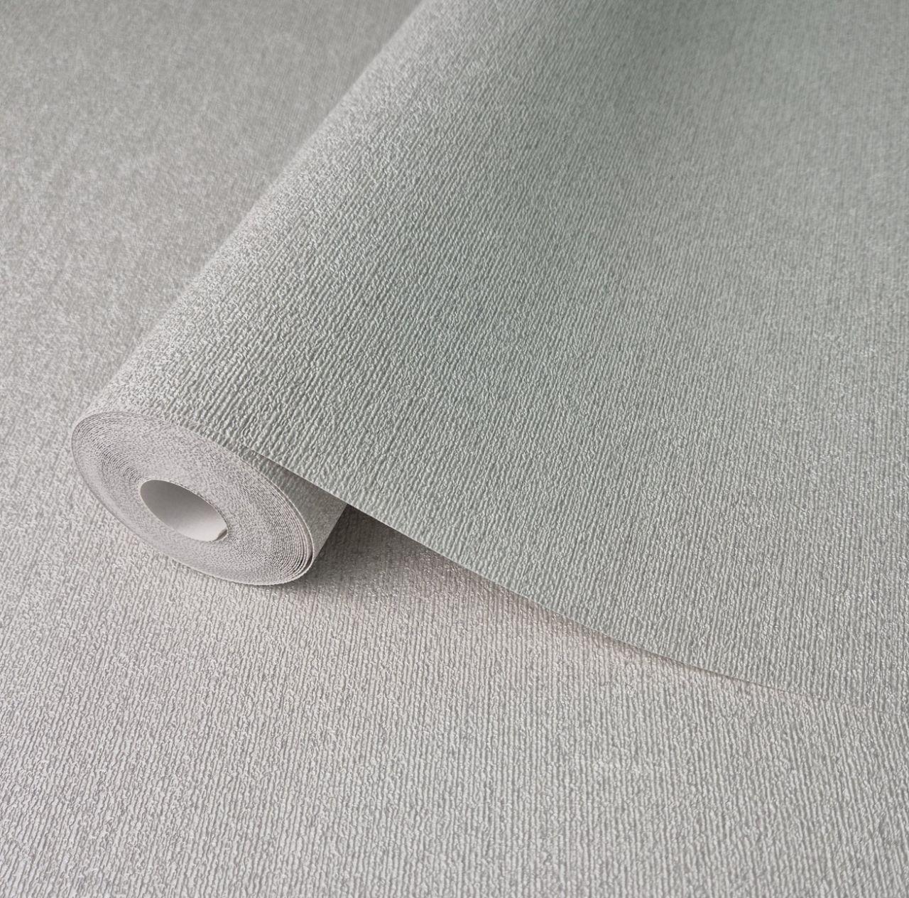 Шпалери вінілові 1,0 × 10 м Marburg New Romantic 1030338, сірі однотонні для спальні, вітальні, коридору, фото 1