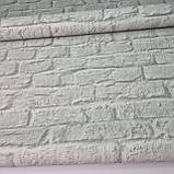 Шпалери вінілові 1,06 × 10 м Marburg Loft Superior 1034117, сірі під цеглу для вітальні, спальні, фото 7