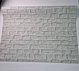 Шпалери вінілові 1,06 × 10 м Marburg Loft Superior 1034117, сірі під цеглу для вітальні, спальні, фото 6