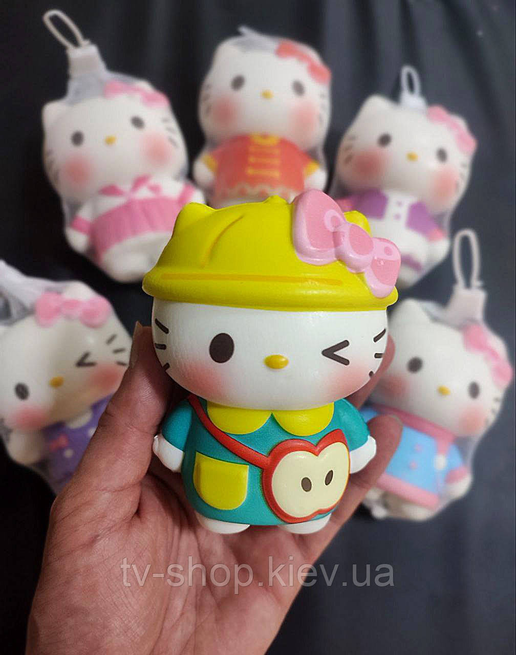 Сквіш іграшка-антистрес з ароматом/Squishy Хеллоу Кітті (10 см), фото 1