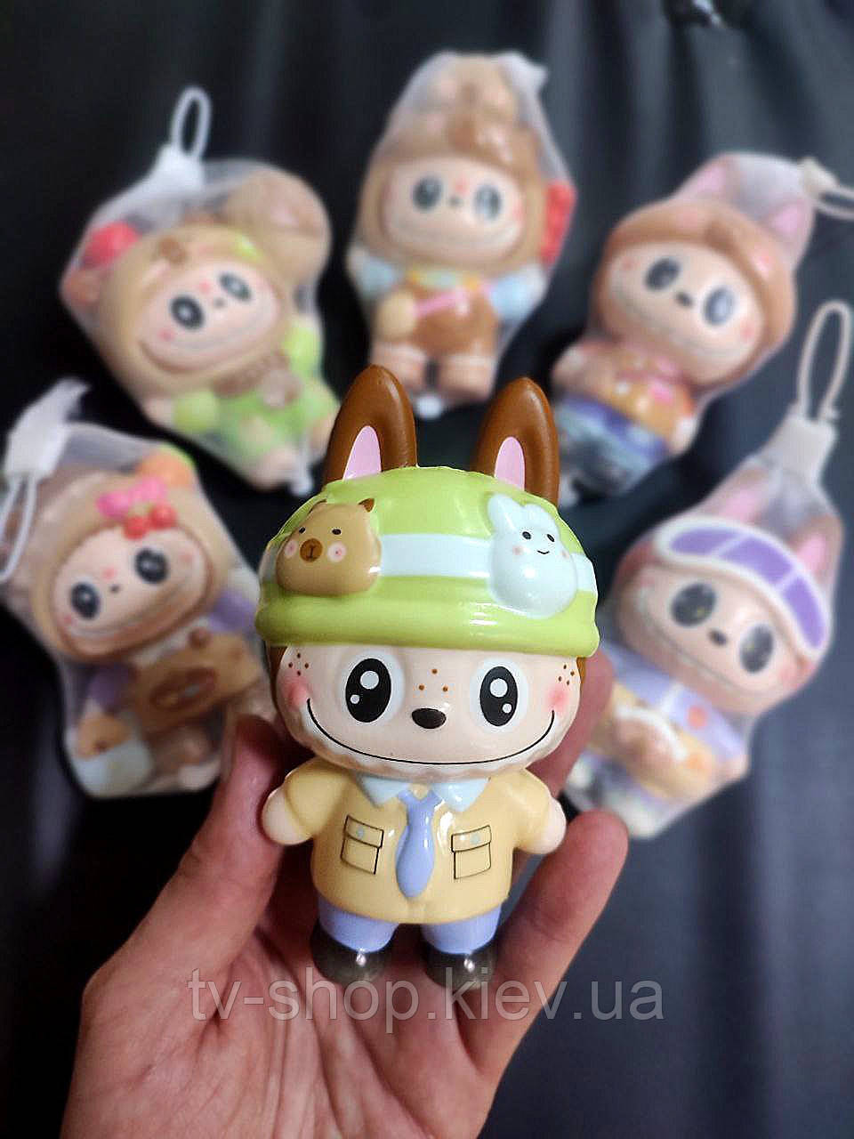 Сквіш іграшка-антистрес з ароматом/Squishy Лабубу (12 см), фото 1