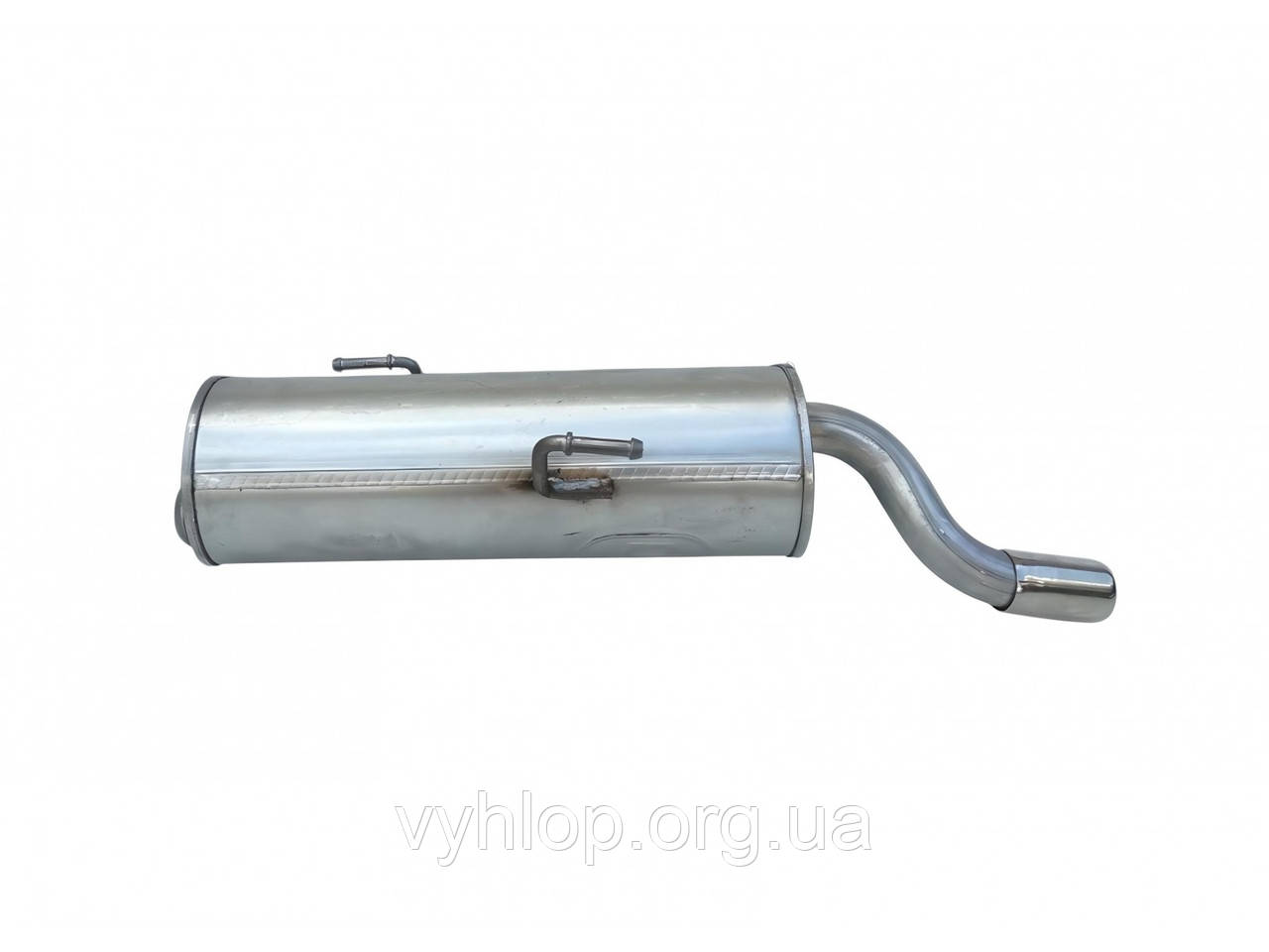 Глушник Пежо 206 (Peugeot 206) 1.4/1.6 98- (19.198) Polmostrow алюминизированный