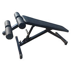 Лавка для преса регульована KZ-004 Профсерій Тренажери для преса, гіперекстензії