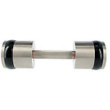 Хромовані гантелі HMS HH10 2 шт по 10 кг - професійні гантелі для силових тренувань вдома та в залі, фото 6