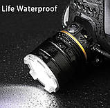 Надпотужний ліхтар налобний XHP90.2 з ІЧ датчиком включення -вимикання, фото 4