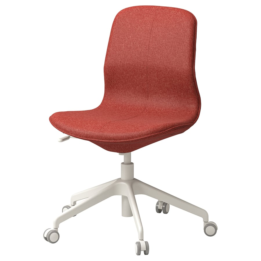 Офісний стілець IKEA LÅNGFJÄLL 795.060.73 Червоно-білий, фото 1