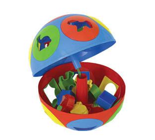 Куб "Розумний малюк" "Колобок", у сітці 27см, ТМ Технок, Україна (8шт), фото 1