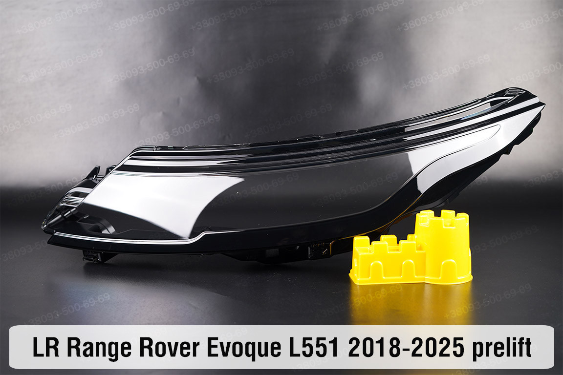 Скло фари Land Rover Range Rover Evoque L551 (2018-2024) дорест ліве, фото 1