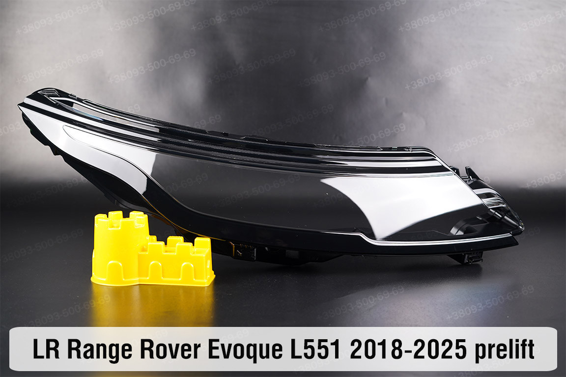 Скло фари Land Rover Range Rover Evoque L551 (2018-2024) дорест праве, фото 1