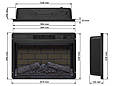 Електрокамін ArtiFlame AF23BS з обігрівом і звуком горіння вогню, фото 5