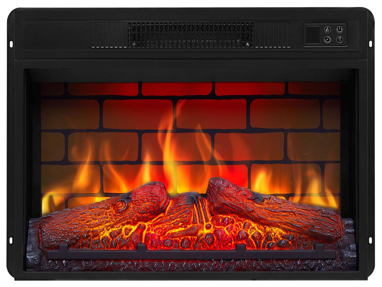 Електрокамін ArtiFlame AF23BS з обігрівом і звуком горіння вогню, фото 1