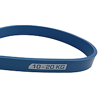 Гумка для фітнесу York 10-20 кг — 2080x19x4,5 мм, блакитний, фото 4