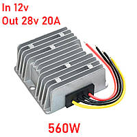Перетворювач напруги з 12v на 28v 20А (560W), Модуль конвертор напруги, DC інвертор