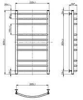 Рушникосушарка водяна NAVIN Камелія 500 х 1000, фото 5