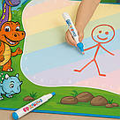 Килимок для малювання водою + фломастери, 100х80см / Водна багаторазова розмальовка килимок, фото 6