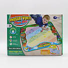 Килимок для малювання водою + фломастери, 100х80см / Водна багаторазова розмальовка килимок, фото 9