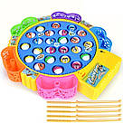 Дитяча гра "Рибалка" на магнітах, 24 рибки / Розвиваюча гра для дітей / Ігровий набір риболовля, фото 3