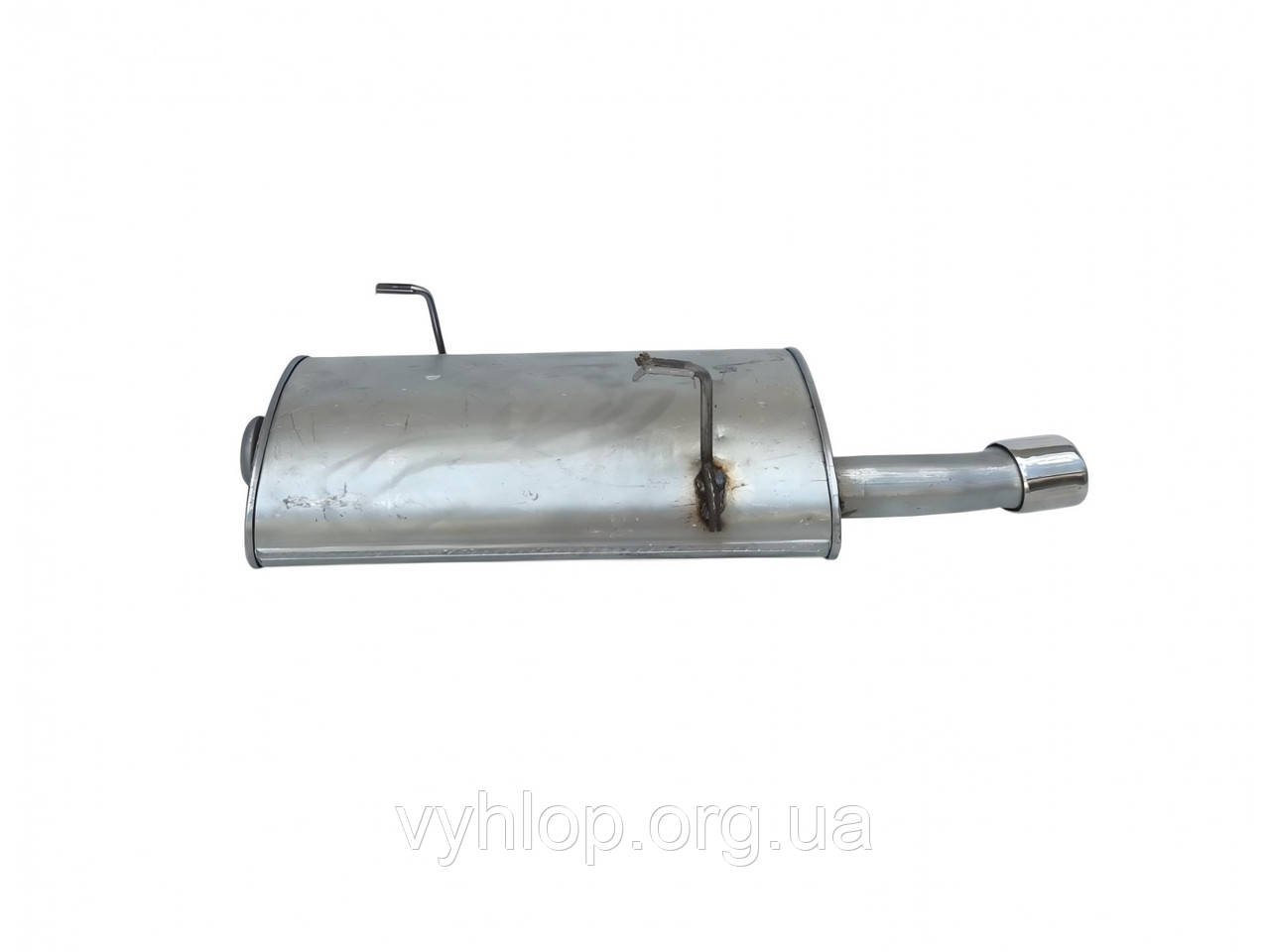 Глушник Пежо 206 (Peugeot 206) 2.0 16V 99 -07 (19.507) Polmostrow алюминизированный