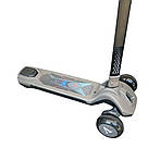 Дитячий самокат з підсвічуванням, до 50кг / Триколісний самокат з колесами, що світяться / Самокат для дітей, фото 2