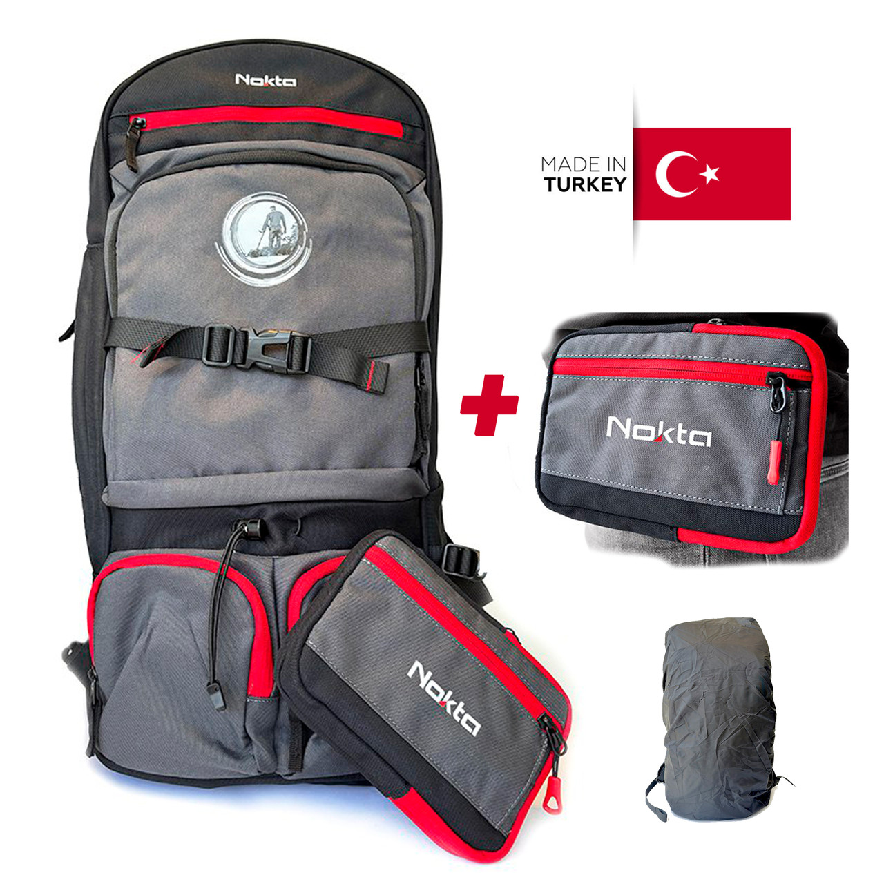 Рюкзак Nokta DetectoBag + Backpack. Новинка 2025 року. 100% стійкий поліестер. 38 літрів