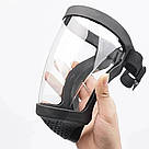 Прозорий щиток захисний лицьовий / Захисна маска пластикова / Маска щиток пилозахисний для обличчя, фото 5