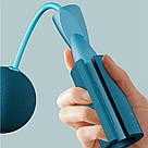 Скакалка безпровідна з обтяжувачами, Зелена / Безшумна скакалка без шнура / Скакалка з кульками, фото 4