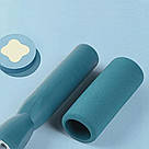 Скакалка безпровідна з обтяжувачами, Зелена / Безшумна скакалка без шнура / Скакалка з кульками, фото 5