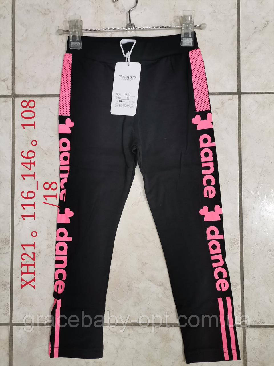 Лосини для дівчаток оптом, Taurus, 116-146 см, № XH21, фото 1