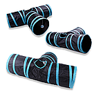 Тунель для котів 80*30*25 см, B40307II2 / Ігровий лабіринт для тварин / Ігровий тунель для тварин, фото 3