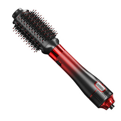 Фен-щітка для волосся VGR Professional Hot Air Brush V-484 Red