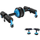 Роликовий тренажер AD3-9 / Ролик для преса / Гімнастичний тренажер для преса / Колесо для преса, фото 5