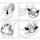 Респіраторна маска із замінним фільтром, A8 Чорний / Захисна маска / Респіратор, фото 6