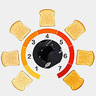 Тостер на 2 грінки, 800Вт, Sokany HJT-008S / Електротостер для хліба / Електричний тостер подвійний, фото 5