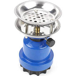 Портативний газовий пальник для кемпінгу з п'єзопідпалом, 20х16см, DYSTATE / Туристична газова плита