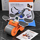 Тренажер-ролик для преса з таймером GT-50 / Автоматичний тренажер колесо / Тренажер для преса, фото 7