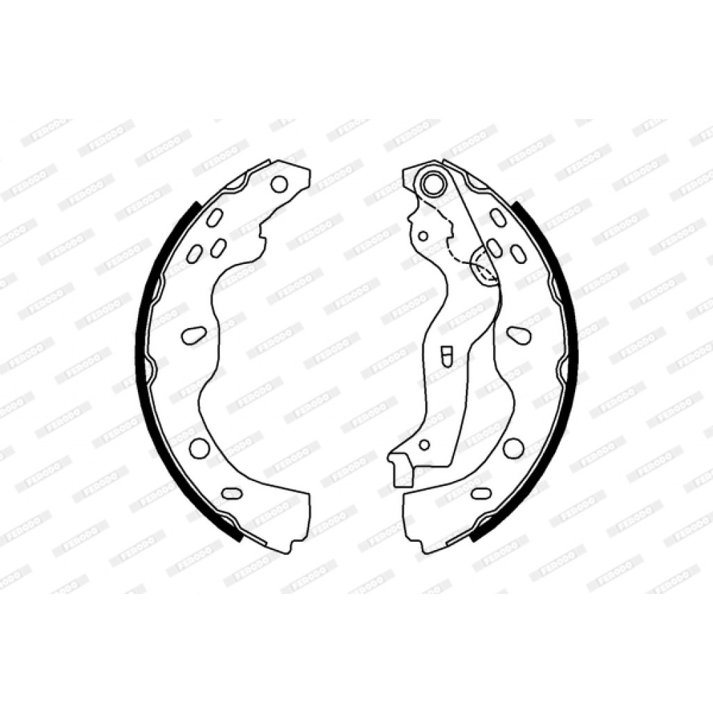 Гальмівні колодки FERODO FSB691, фото 1