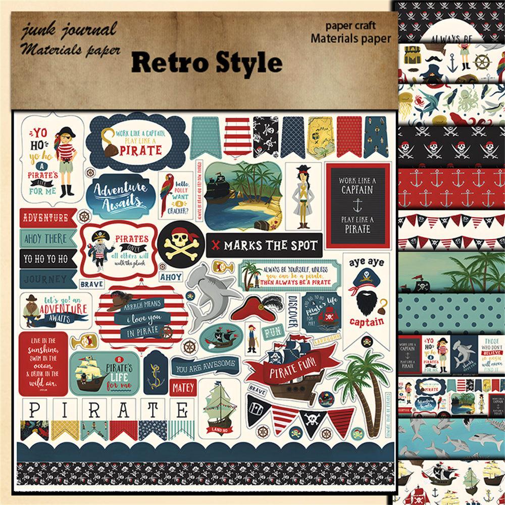 Набір одностороннього паперу 15*15 см 12 аркушів SPK077, фото 1