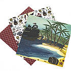 Набір одностороннього паперу 15*15 см 12 аркушів SPK077, фото 6