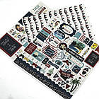 Набір одностороннього паперу 15*15 см 12 аркушів SPK077, фото 7