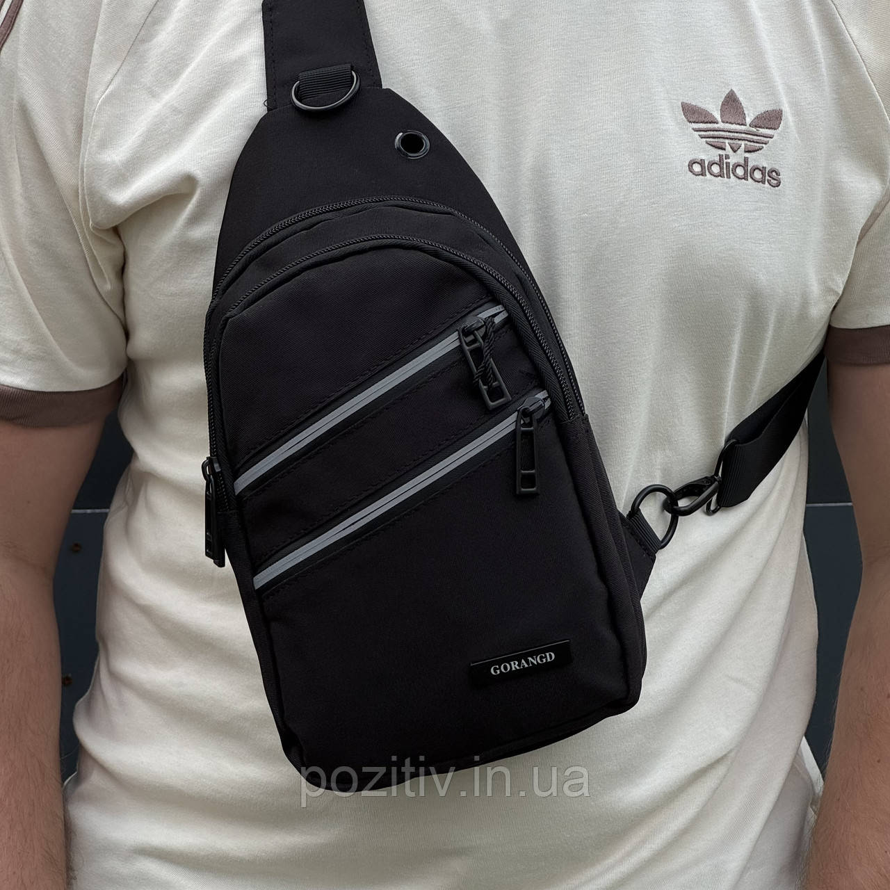 Сумка барсетка Grangd, через плечі чоловіча, фото 1
