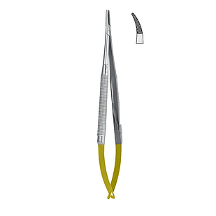 Голкотримач 180 мм (BN.653.180) TC Мікро Вигнутий Falcon