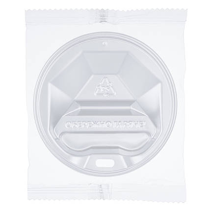 Кришка в ІНД.УП. d 71 - Біла (50шт.), 20уп./ящ., фото 1