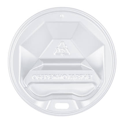 Кришка в ІНД.УП. d 71 - Біла (50шт.), 20уп./ящ., фото 2