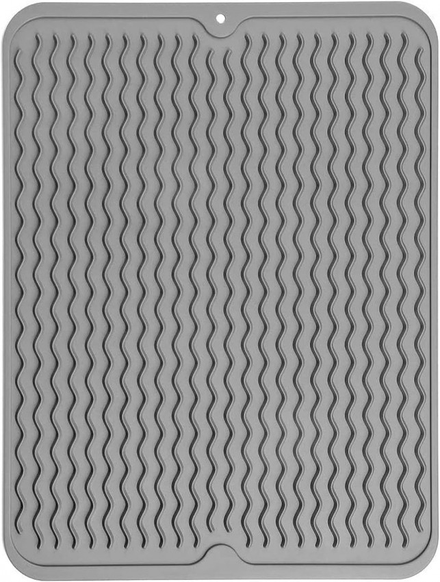 Килимок силіконовий нековзний для сушіння посуду 30*40см, фото 1