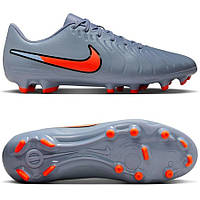 Футбольні бутси Nike Tiempo Legend 10 Club FG/MG DV4344-402, Сірий, Розмір (EU) — 39