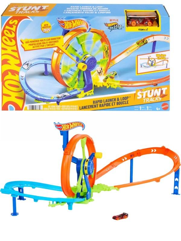 Ігровий набір Хот Вілс петля Hot Wheels Rapid Launch Loop JBX65, фото 1